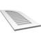 Ekena Millwork Quarter Round Top Right Surface Mount PVC Gable Vent w/ 3-1/2"W x 1"P Standard Frame, 16"W x 40"H GVPQR16X4001SN - alternate 5